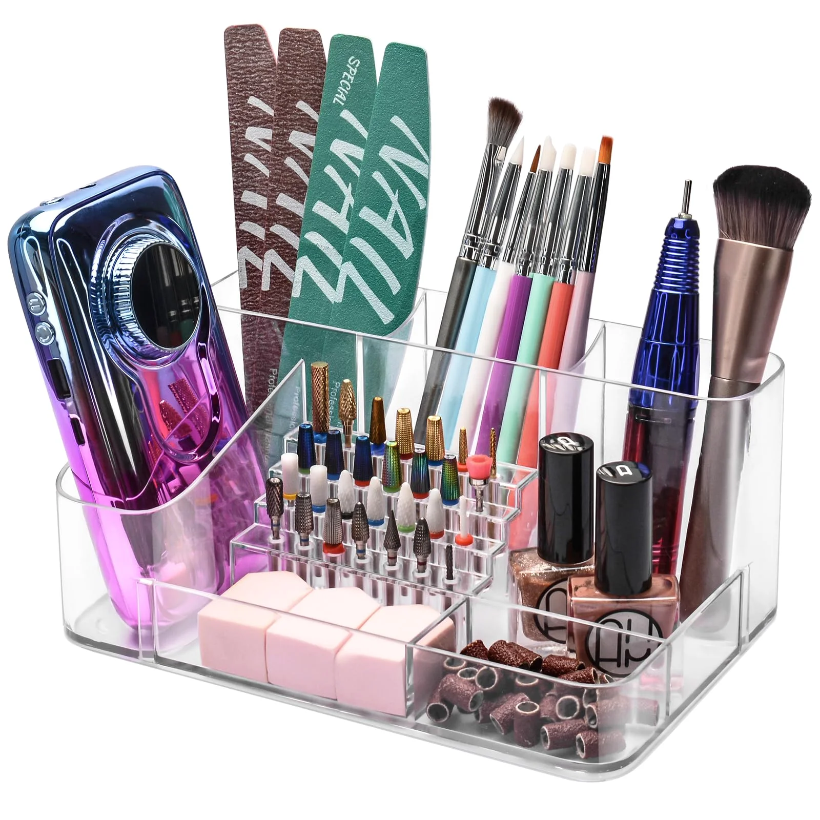 CGBE 28-Hole Acrylic Drill Bit Holder